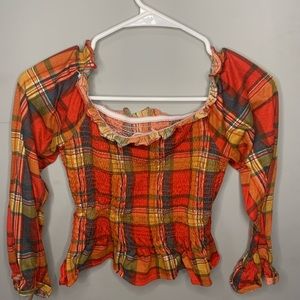 Size: M Color: Orange pattern